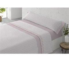 Conjunto de lençóis SUDAN polycotton rosa
