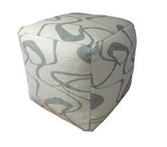 Puff KARAUH medidas 45x45cm cor cinza