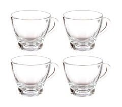 Conjunto de 4 xícaras de café com alça coleção VIVALTO