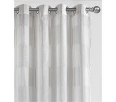 Cortina transparente EGIO 140x260cm cor cinza