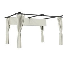 Pérgola Metal, Alumínio e Poliéster Outsunny