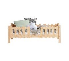 Cama com estrado de ripas Elsa
