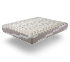 Colchão natural de molas ensacadas ORGANIC NATURA, altura 27 cm, 100% algodão e linho