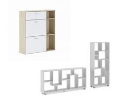 Pack Mobiliário de Quarto - Modelo WIND - Sapateira + Prateleira
