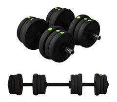 Conjunto de Discos Aço, plástico SPORTNOW