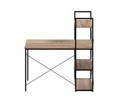 Mesa de escritório com prateleira 3 prateleiras Aço Estilo Industrial