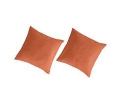 2 Fronhas para almofada liso lino/algodão orgânico