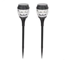 Aktive Conjunto de 2 balizas solares LED 5-10 lúmens