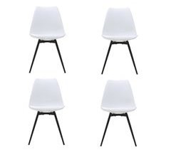 Conjunto de 4 cadeiras de cozinha MAEVA 