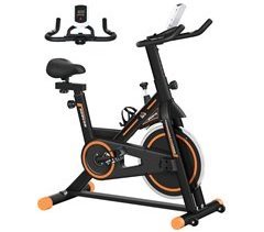 Bicicleta Estática Aço, PVC, ABS HOMCOM