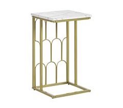 Beliani Mesa auxiliar PANDALE 30x30