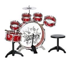 Bateria para Crianças ABS e Aço AIYAPLAY