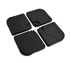 Base para Chapéu de Sol de 4 Peças HDPE Outsunny 50x50