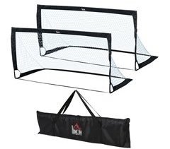 Balizas de Futebol Aço, Tecido Oxford e Poliéster HOMCOM