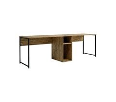 Mesa com efeito de madeira