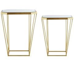 Beliani Conjunto de mesas SIERRA 45x26