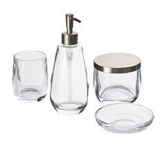 Beliani Conjunto de accesorios de baño SONORA