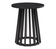 Mesa de apoio Buzzard redonda bambu [en.casa] 40x40