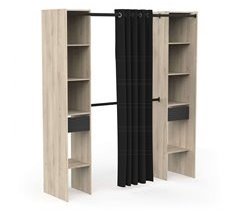Diego Open Dresser Room 2 Gavetas 8 Prateleiras