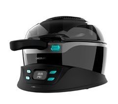 Cecotec Fritadeira dietética sem óleo com um novo sistema de cozinhar que faz rodar os alimentos a 360º e distribui o calor uniformemente. Conta com acessórios para realizar uma infinidade de receitas.