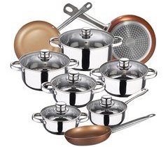 Bateria de cozinha 12 peças com jogo de patch