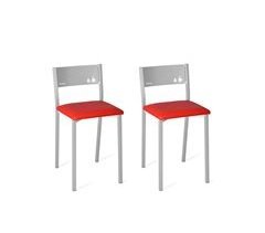 Conjunto de 2 bancos baixos con respaldo MUFFIN