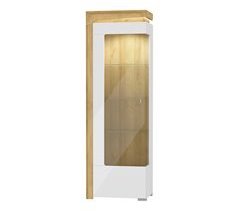 Vitrina de 1 porta com abertura à esquerda, incluindo LED Teo