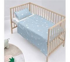 Little star blue jogo de lençol