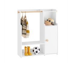 Cabide Infantil Prateleira para Quarto Infantil KMB110-W SoBuy PT