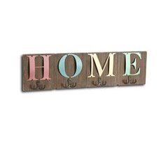 Cabide HOME em madeira MDF 16x60x3ccm marca VERSA 
