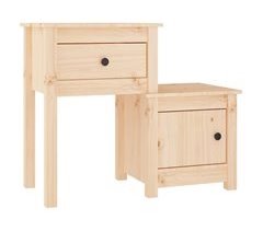 Soluna Home - Mesitas De Noche Bailey 2 peças 80