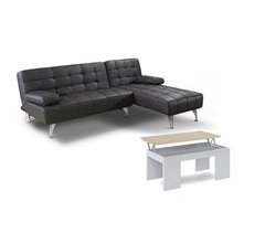 Oferta: Sofá-cama XS Chaise Longue + Mesa de Centro Elevatória
