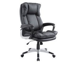 Cadeira de Escritório PU, PVC e Espuma HOMCOM