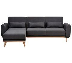 Beliani Sofá esquinero Poliéster OLLSTA