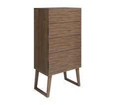 ANGEL CERDA Chiffonier em madeira de nogueira