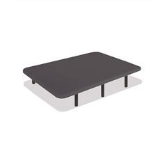 DreamNite Base Estofada Tecido 3D Antiderrapante, Inclui Pernas Metálicas