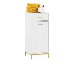 Armário de casa de banho com 1 gaveta BZR180-W SoBuy PT