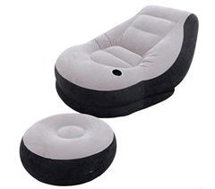 Sofá+puff insufláveis INTEX