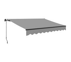 Toldo Manual Retrátil Alumínio e Poliéster Outsunny 360x220