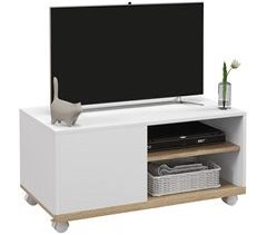 Móvel de TV melamina de madeira HOMCOM