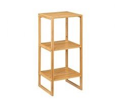 Estante modular de bambu com 2 níveis 7house 35