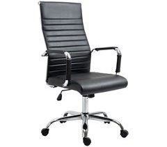 Cadeira de escritório Espuma, Nylon, Metal, Pele sintética