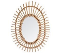 Espelho oval de vime Irma