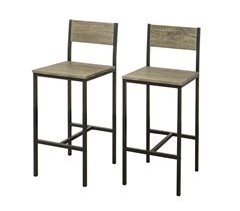 Conjunto de 2 bancos com encosto FST53x2 SoBuy