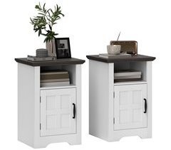 Mesas de Cabeceira MDF HOMCOM, casa - mesas