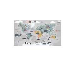 Quadro MAPAMUNDI INFANTIL 58x110cm marca MARCOMUEBLE