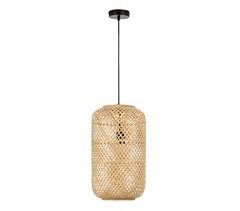 Lâmpada de teto de bambu Mayu, diâmetro 30 cm