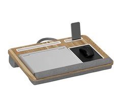 Mesa para Portátil MDF, Poliéster e Espuma HOMCOM