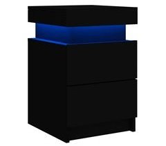 Mesa de cabeceira moderna com luz LED | Design moderno 45