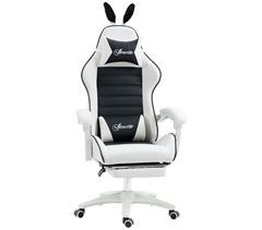 Cadeira Gaming Couro PU, Espuma, Nylon e Aço Vinsetto
